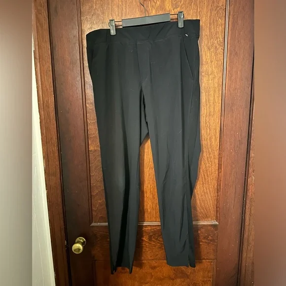 Athleta Brooklyn Ankle Pant-Black Size 12 Tall - Picture 2 of 4